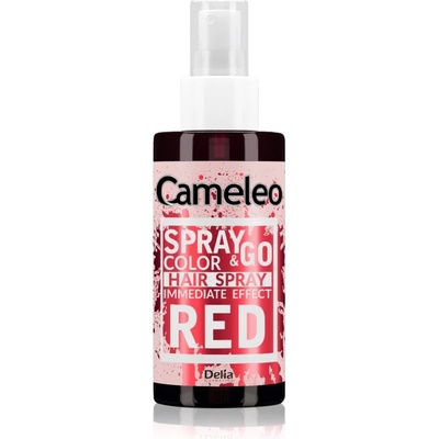 Delia Cosmetics Cameleo Spray & Go тониращ спрей за коса цвят Red 150ml