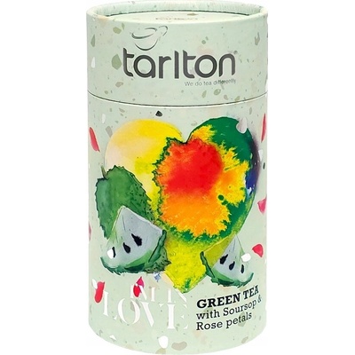 Tarlton I'm in Love Zelený čaj so soursopom a okvetnými lístkami ruží 100 g