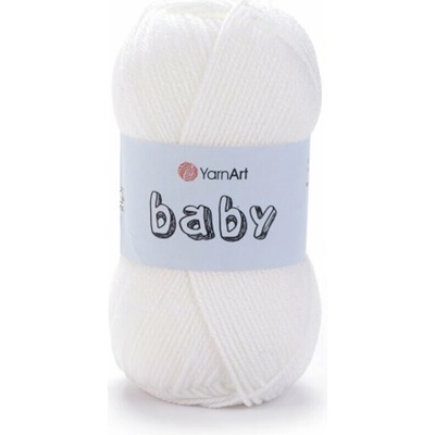 Yarn Art příze Baby 501 bílá