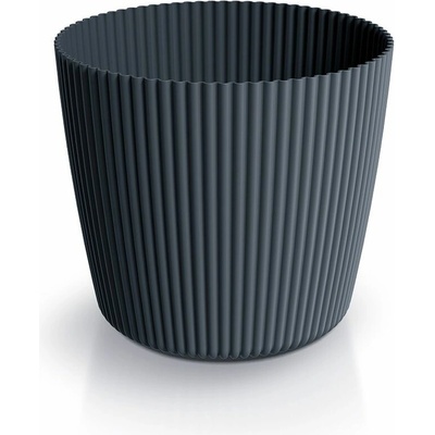 Prosperplast Kvetináč MILLY ROUND 10,9 cm antracitová