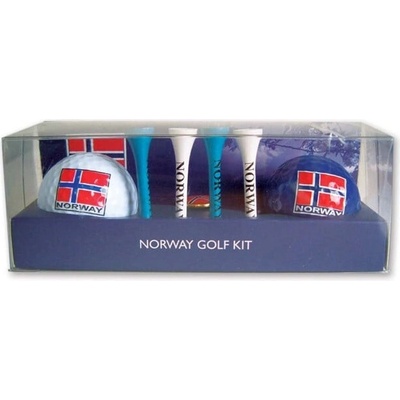 Golfový set NORWAY - 2 míčky, 4 kolíky