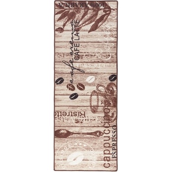 Hanse Home Кафяв кухненскиа пътека Delicious Coffee, 67 x 180 cm Delicious Coffee - Hanse Home (102371-67x180)