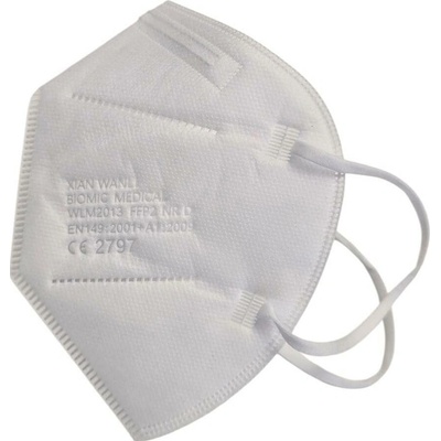 Biomic Medical Respirátor FFP2 NR D biely pre dospelých 10 ks