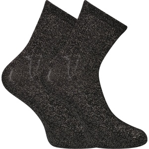 Pieces Чорапи PIECES високи черни (17078534-black/gold) Pieces | Cheren | ЖЕНИ | UNI