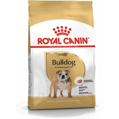 Royal Canin bulldog adult - Пълноценна суха храна за кучета порода булдог в зряла възраст над 12 месеца-3 кг