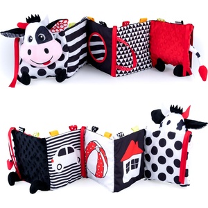 Balibazoo Мека контрастираща книжка Cow 81044