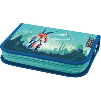 Herlitz Несесер с 34 части, 2 крила, ROBOTS - herlitz