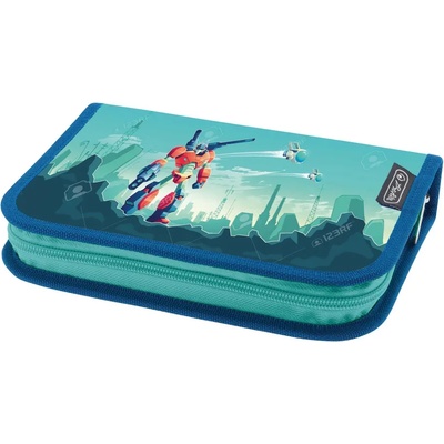 Herlitz Несесер с 34 части, 2 крила, ROBOTS - herlitz