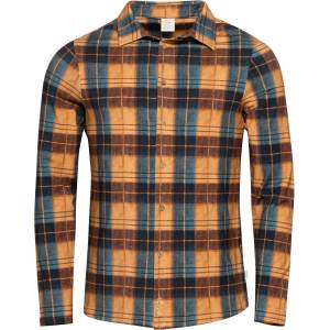 Chillaz Мъжка риза с копчета Chillaz Sebastian 2.0 Shirt - Ochre Geyblue - размер M (033-2328-1214)