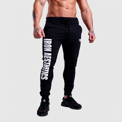 Jogger Iron Aesthetics Vertical čierna červena