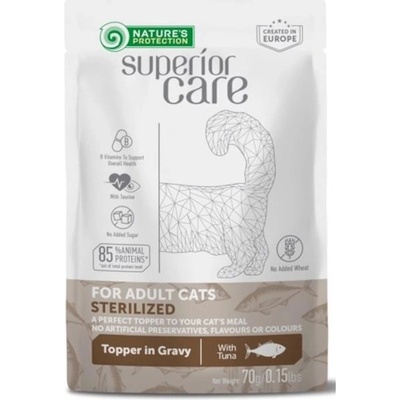Nature's Protection Cat Superior Care Adult Sterilised 70 g