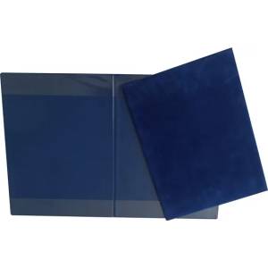 PLASTWELD Пластвелд a4 плюшен син държач за сертификати 62-010-0280 (62-010-0280)