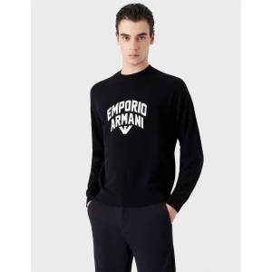 Giorgio Armani Блуза Emporio Armani Knit Sweatshirt - Navy