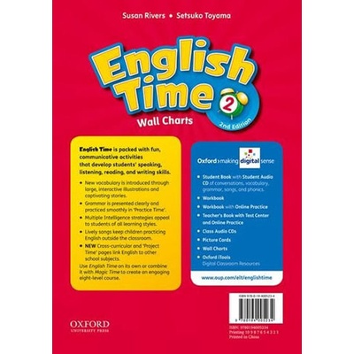 English Time 2nd Edition 2 Wall Charts Kampa, K. Vilina, Ch.