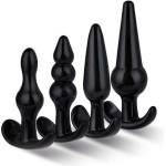 Afterdark Комплект анални разширители Butt Plug за постоянно носене "AFTER DARK" 4 броя
