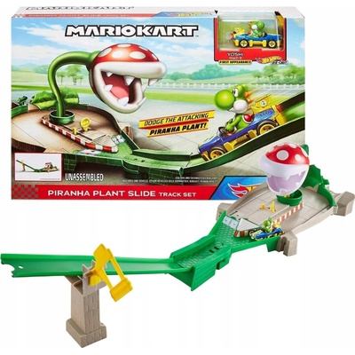 Hot Wheels Mario Kart GFY47 Sada vozidla a trati 5 rok/roky Plast Kov Vícebarevný