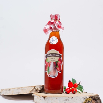 Kapka Přírody Šípkový sirup 1 l