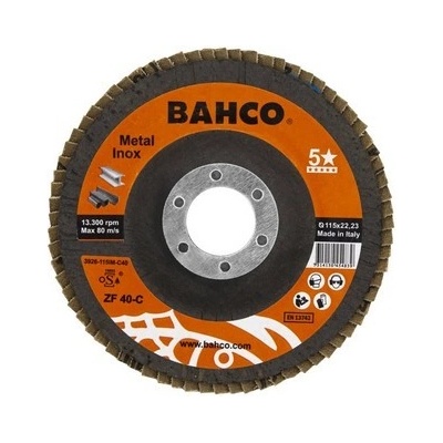 Bahco Kotouč lamelový zirkonový kónický 115 mm C60 BA-3926-115IM-C60