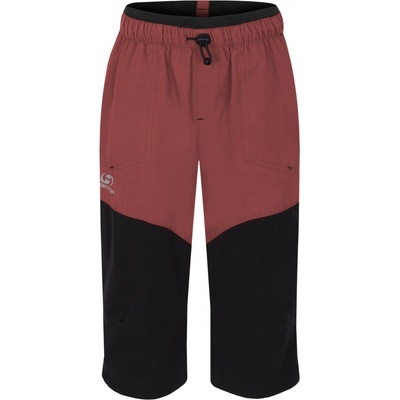 Hannah RUMEX JR marsala/anthracite Červená kraťasy
