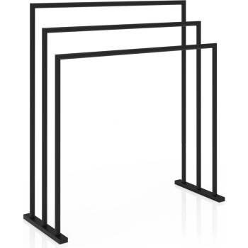 DECOR WALTHER Стойка за кърпи Classic тройна черен мат (0500360)