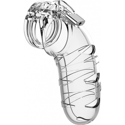 Shots ManCage Chastity Cock Cage 5.5 Inch Model 06 Transparent