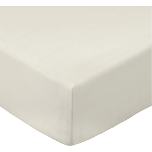 Bianca Бежов еластичен чаршаф от памук перкал 90x190 cm Cotton Percale - Bianca (BD/52521/R/SFDX/NT)
