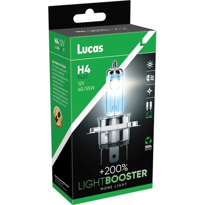 Lucas Light Booster H4 P43t 12V 60/55W 2 ks