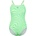 Slazenger Дамски бански костюм Slazenger Thinstrap One Piece Swimsuit Womens - Green/Pink