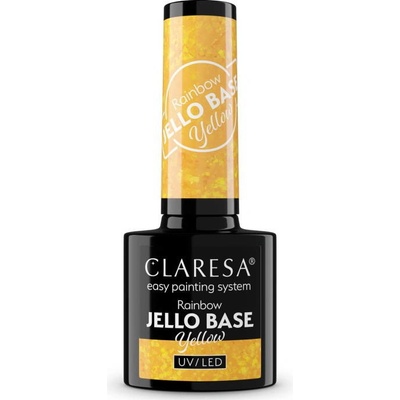 Gél lak CLARESA Rainbow JELLO base yellow 5 ml