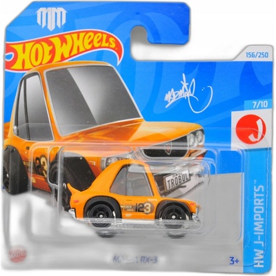 Mazda RX-3, Hot Wheels , autíčko , pružina, tlakově litý model, 1:64, 2023
