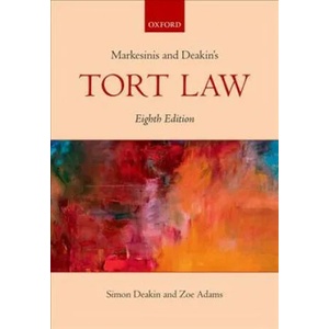 Markesinis & Deakin's Tort Law | Deakin, Simon, FBA, Angus Johnston, Markesinis, Sir Basil S. , QC, FBA (ISBN: 9780198747963)