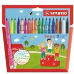 STABILO Флумастери Trio A-Z 18 цвята