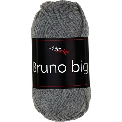 Vlna - Hep příze Bruno Big 414 šedá