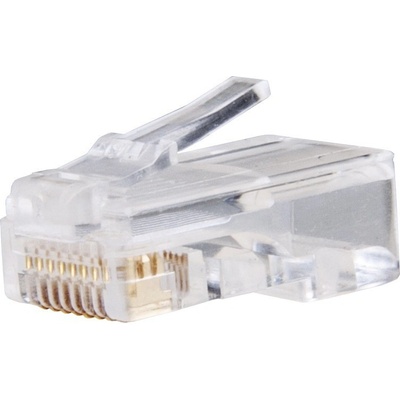 Emos RJ45 konektor UTP CAT 5e, drát, 20 ks 1821000500