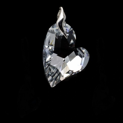 iŠperky Strieborný prívesok srdiečko Swarovski ID|200090