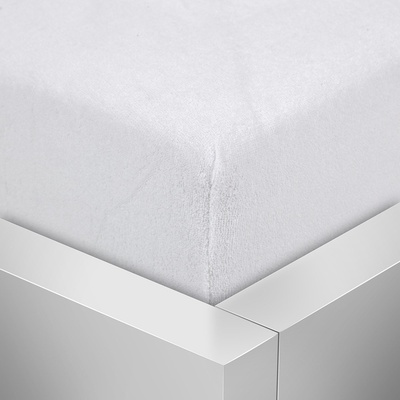 Top prostěradla.cz froté prostěradlo Premium bílé 160x200