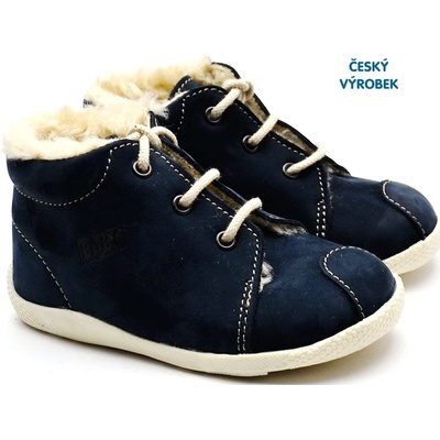 Veleta capáčky zimní 027 tm. modré