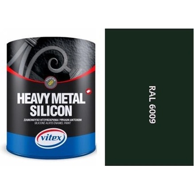 Vitex Heavy Metal Silikon 0,75 l saténová jedľovo zelená