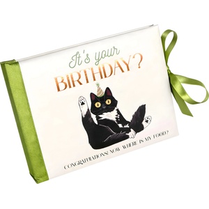 NBoutique Луксозна картичка NBoutique - Birthday Cat