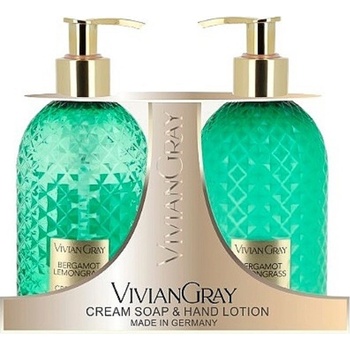 Vivian Gray Jasmine Patchouli krémové tekuté mydlo na ruky 300 ml + hydratačný krém na ruky 300 ml darčeková sada