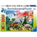 Puzzle Ravensburger XXL Medzi dinosaurami 100 dielov