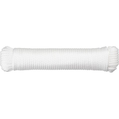 Cloth-Line šnúra na prádlo 20 m/4 mm, PP, biela