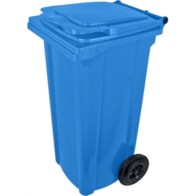 Těsmat popelnice hranatá 120l PVC modrá