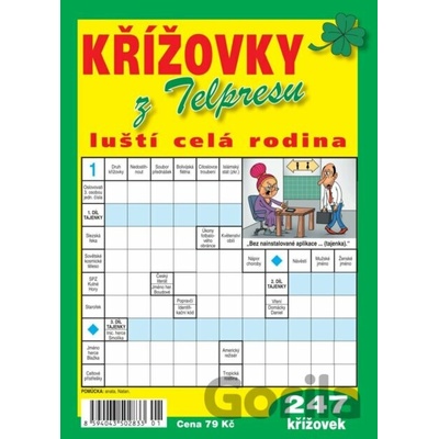 Křížovky z Telpresu luští celá rodina - 247 křížovek 2/2025 - Telpres