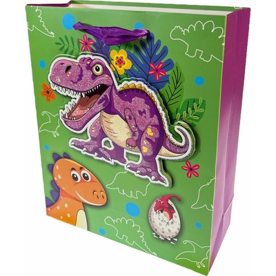 Darčeková taška stredná Dinosaurus 3D Typ: 1