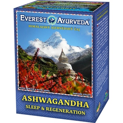 Everest Ayurveda Nespavost přepracovanost vyčerpání Ajurvedský čaj ASHWAGANDHA 100 g