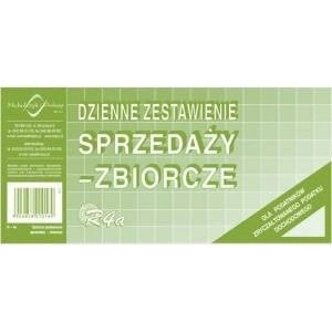 Michalczyk & Prokop Daily sales statement - collective (offset) michalczyk i prokop 1/3 a4