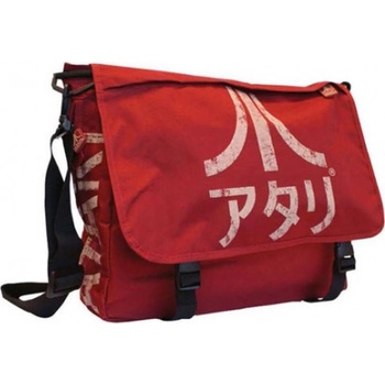Atari Dark Red With Japanese Logo taška messenger