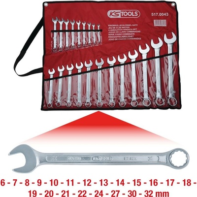 KS Tools Sada klíčů 517.0043