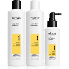 Nioxin System 1 Nioxin System 1 šampon proti vypadávání vlasů 150 ml + Nioxin System 1 kondicionér proti řídnutí vlasů 150 ml + Nioxin System 1 Scalp + Hair Thickening Treatment sérum pro hustotu vlas